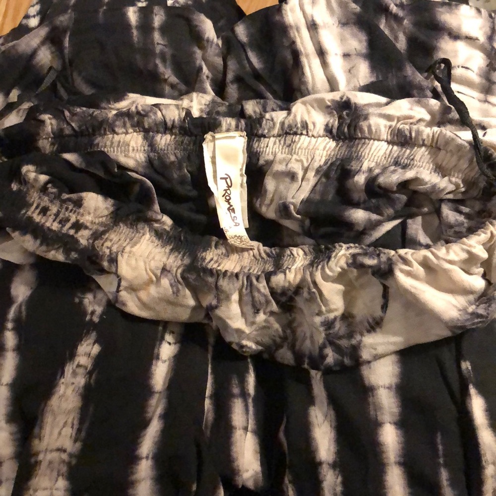 Tie dye strapless jumpsuit - Picture 5 of 5